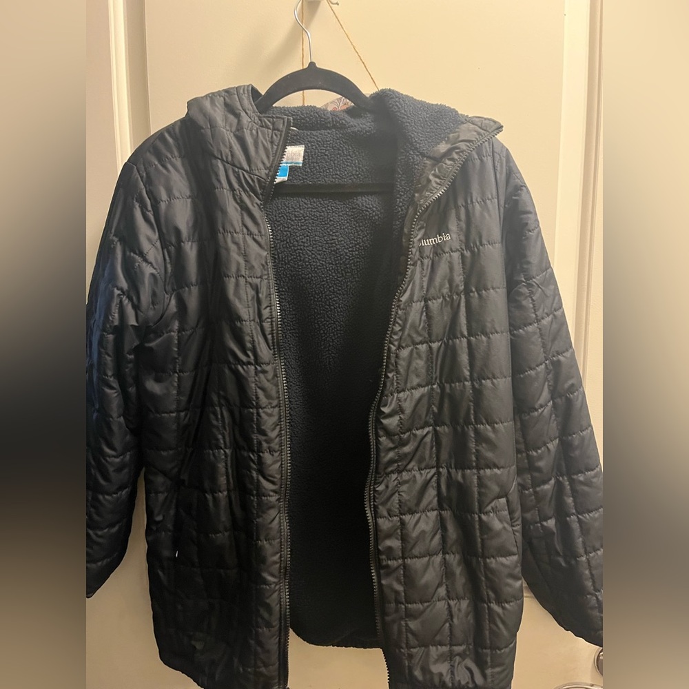 Columbia Big Boys Black Arctic Blast Jacket Insulated Waterproof Sz XL - Picture 4 of 5